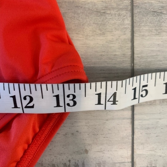 ♥️Carmen Marc Valvo, 6, Waist Synching, Brilliant Red, One Piece Swimsuit - Picture 8 of 8